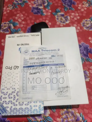 Tecno Camon 40 Pro 4G 256 GB Black