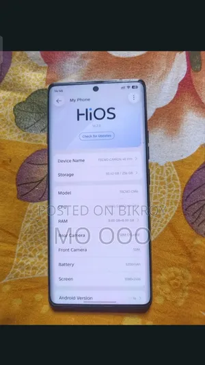 Tecno Camon 40 Pro 4G 256 GB Black