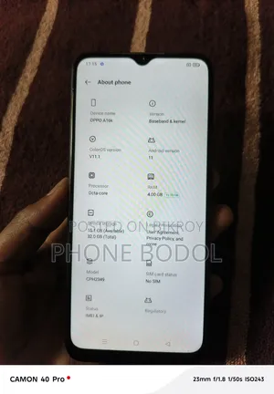 Oppo A16K 32 GB Black