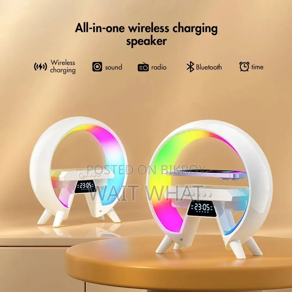 Led Wireless Charging Speaker Light