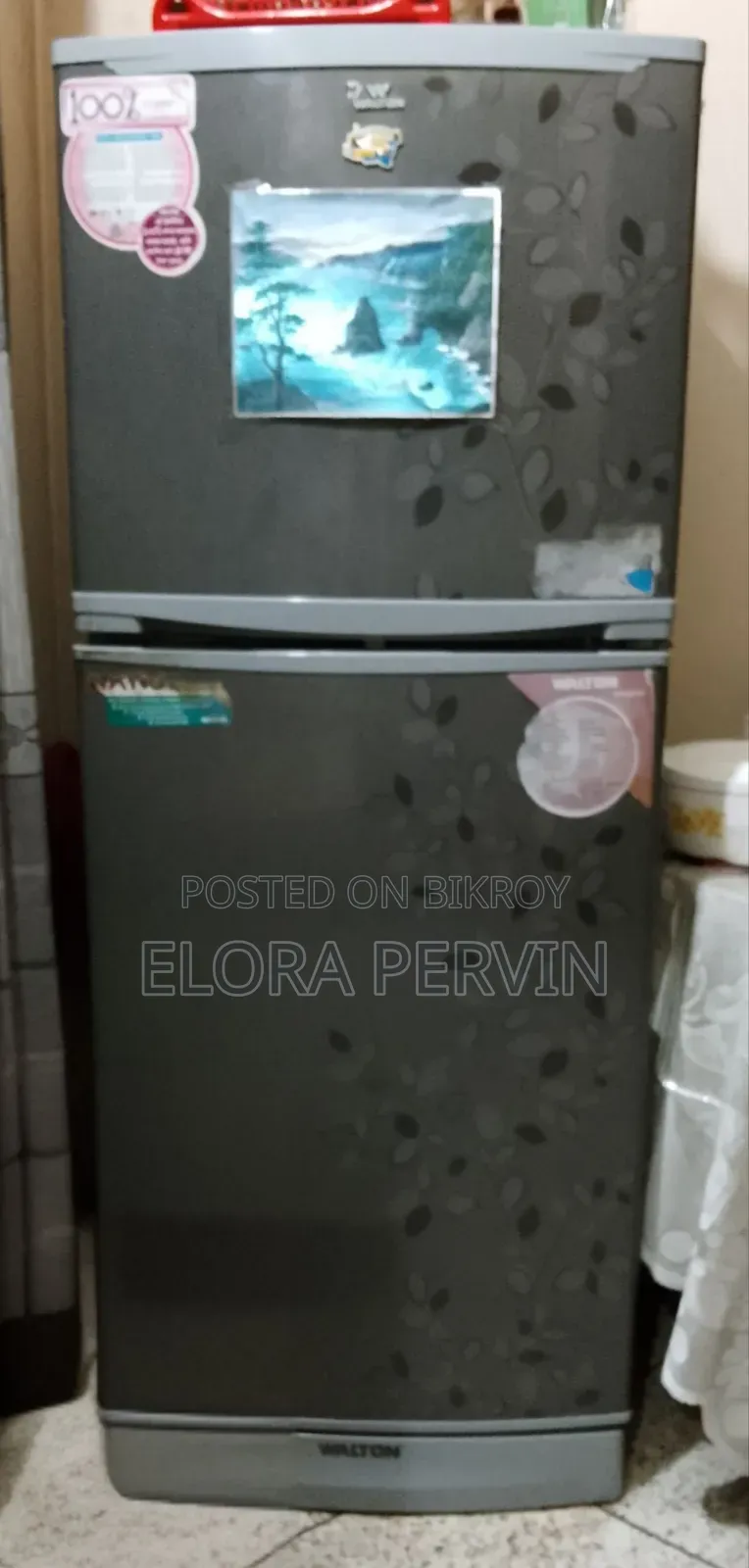 Running used refrigerator will be sold at a low price, interested buyers please contact
