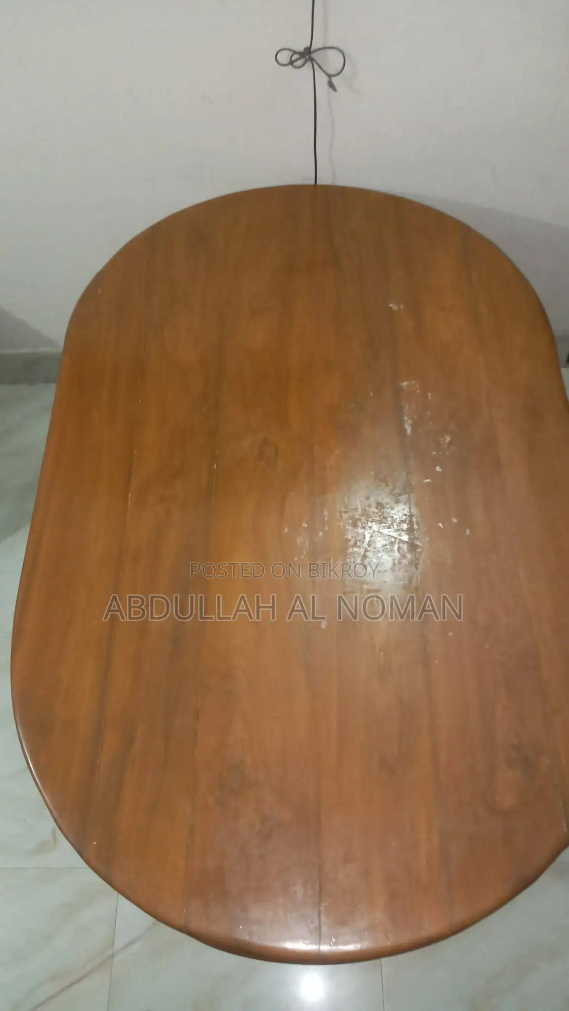 সেগুন কাঠের ডাইনিং টেবিল বিক্রি হবে