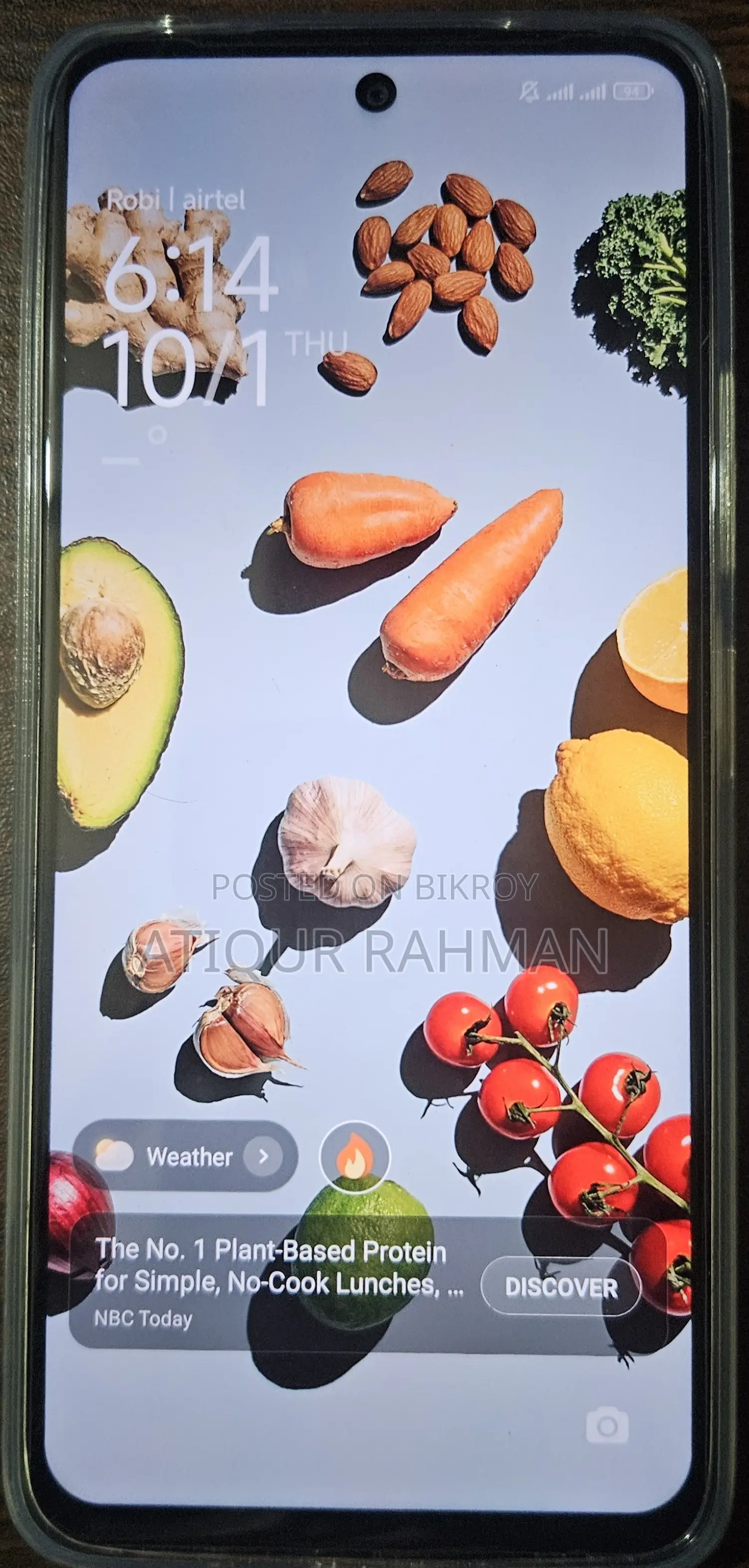 শাওমি রেডমি ১২ ১২৮ জিবি সিলভার
