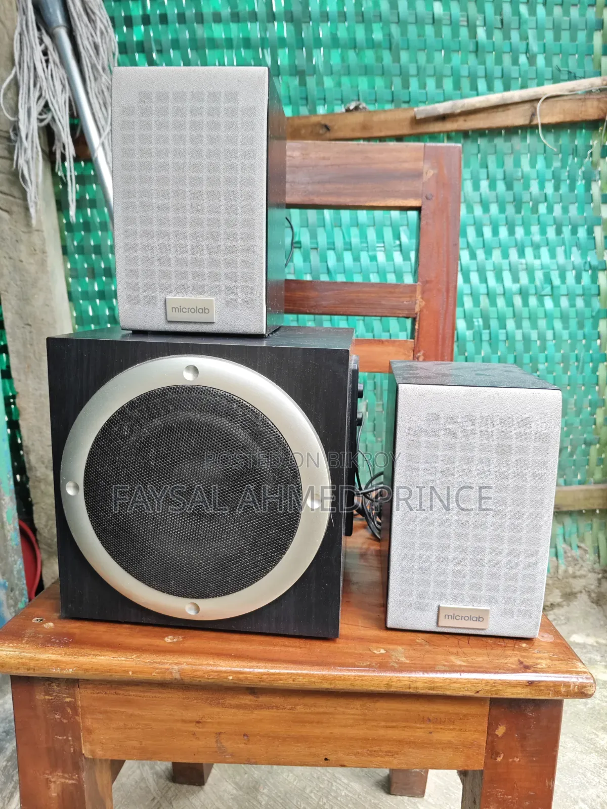Microlab TMN1 2:1 Black & Silver Multimedia Speaker