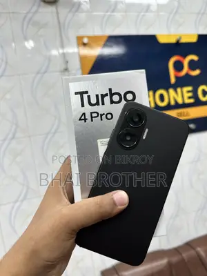 শাওমি রেডমি টার্বো ৪ প্রো ২৫৬ জিবি ব্ল্যাক