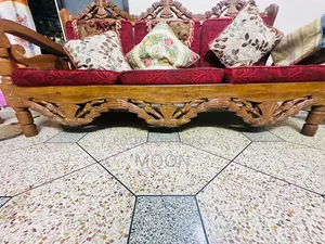 Burmese Teak 3& 1,1 Sofa Set Tea Table 1 Large Table