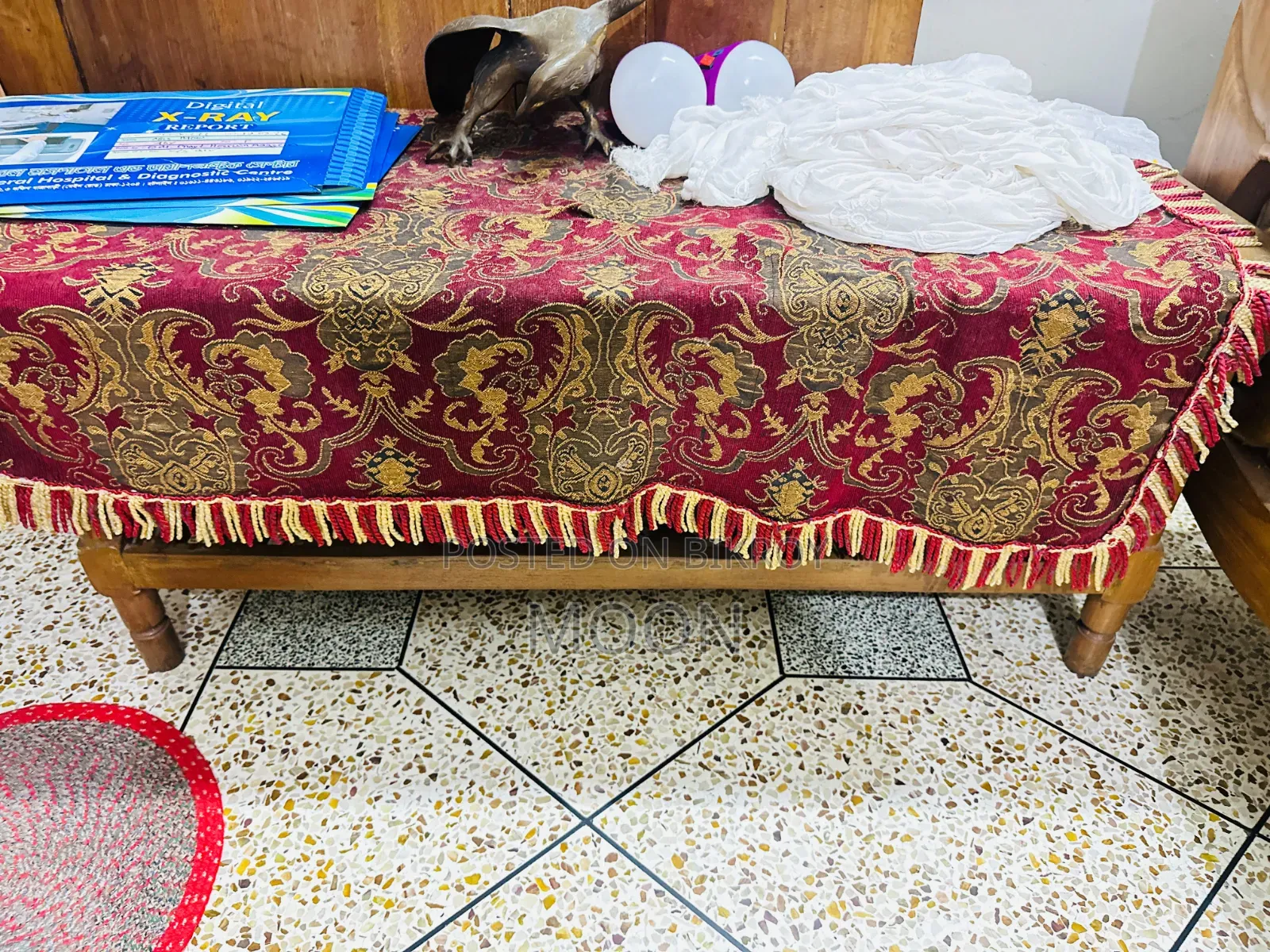 Burmese Teak 3& 1,1 Sofa Set Tea Table 1 Large Table