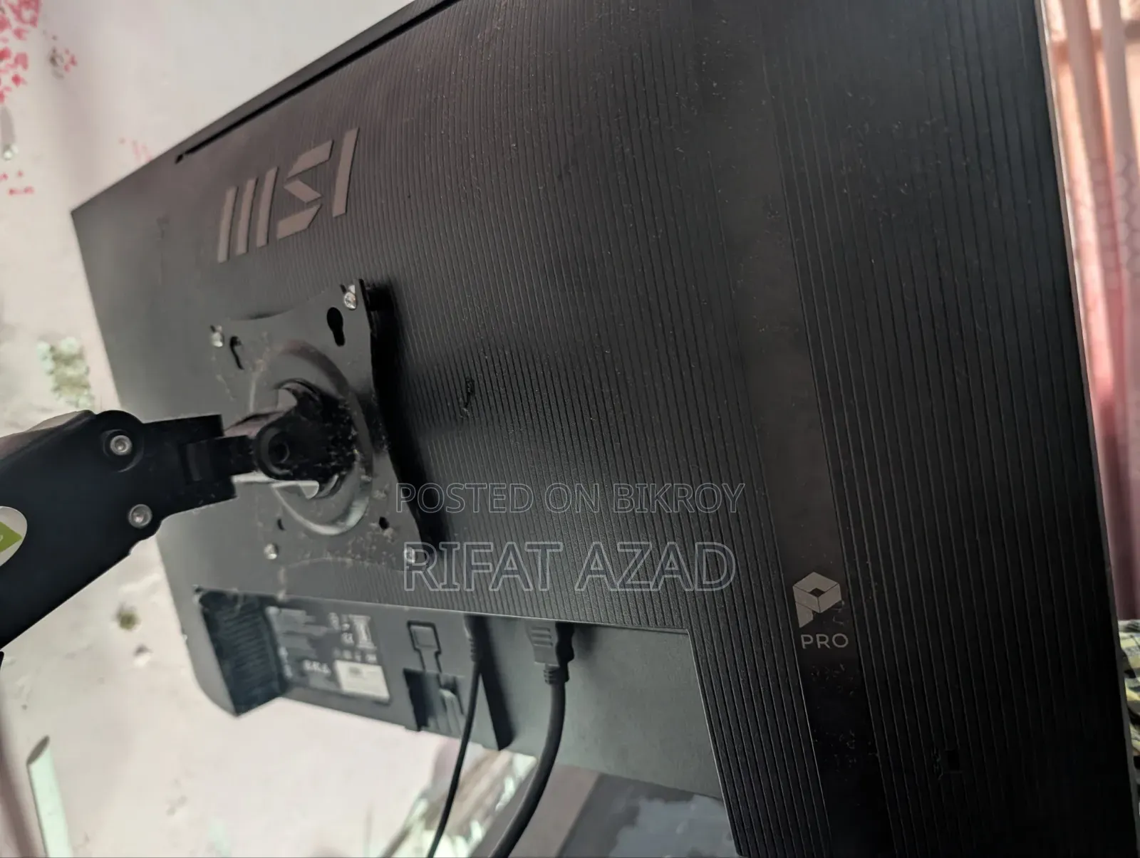 MSI Pro 251l E2 24.5 Inch 120hz Monitor 3 Year Warranty Left