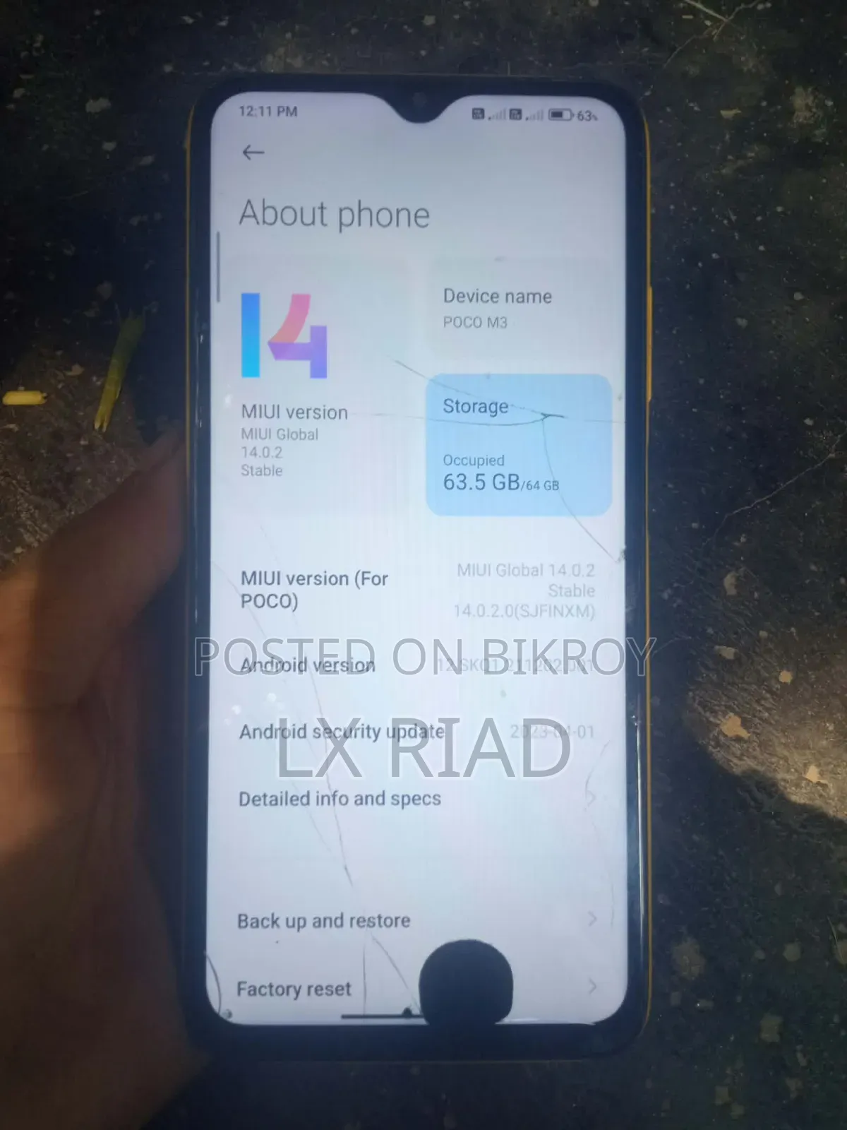 Xiaomi Poco M3 64 GB Yellow