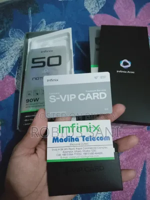 ইনফিনিক্স নোট ৫০ প্রো ২৫৬ জিবি কালো