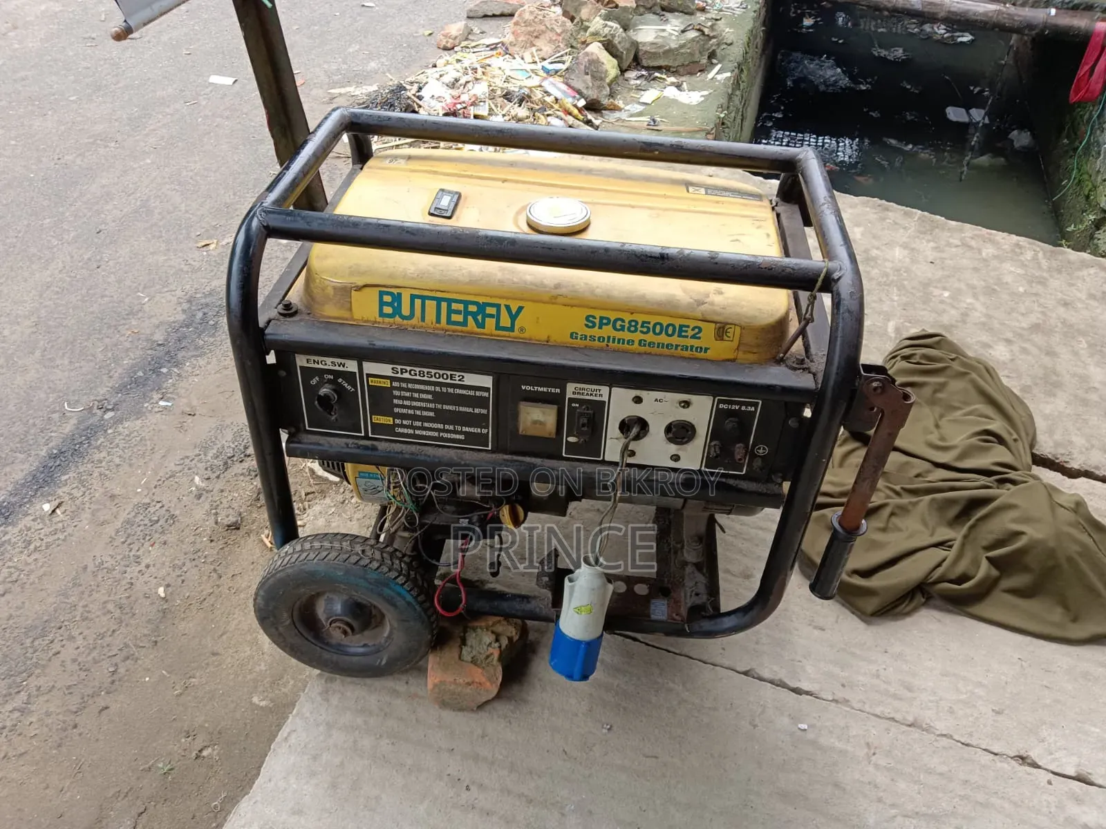 Urgent Sale: Butterfly 6500 Watt Generator in Good Condition Used