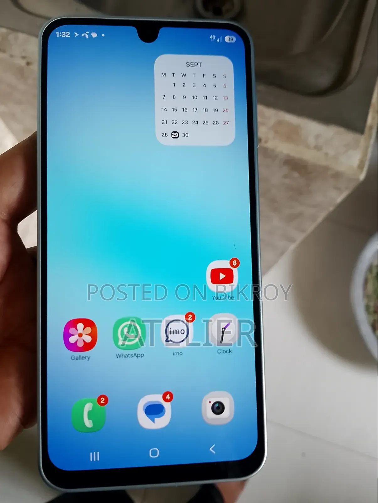 স্যামসাং গ্যালাক্সি এ০৭ ১২৮ জিবি ব্লু
