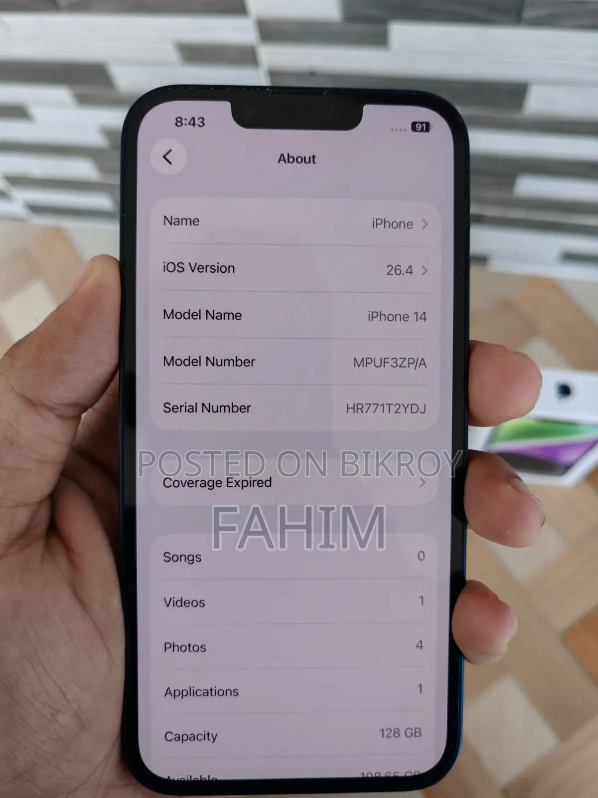 Apple iPhone 14 128 GB Black