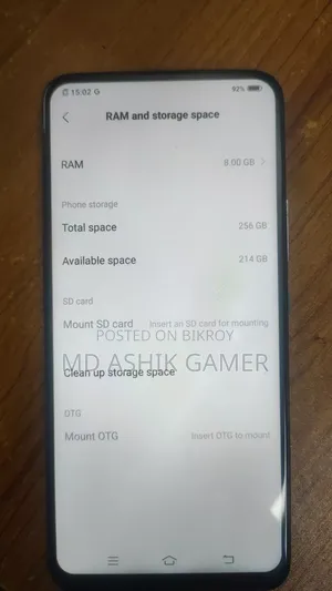Vivo V15 256 GB Blue