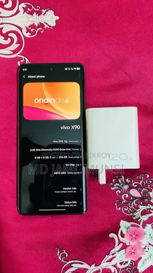 ভিভো এক্স৯০ ২৫৬ জিবি কালো