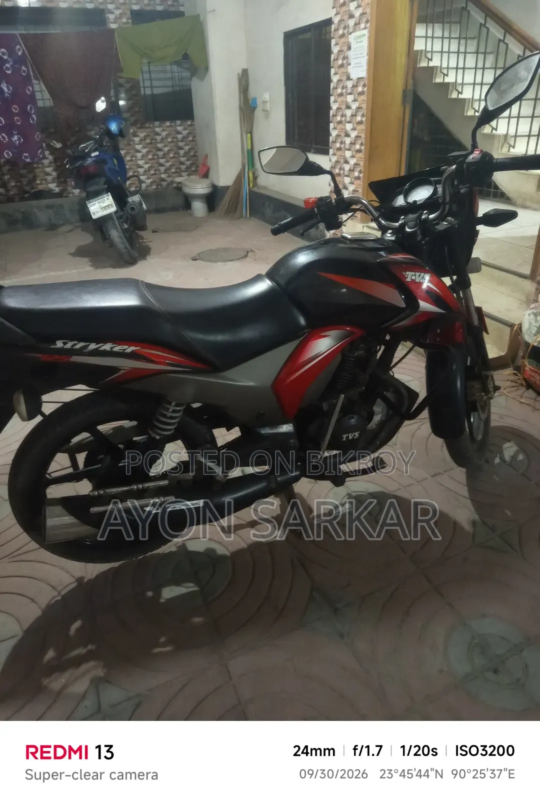TVS Stryker 125 2019 Red