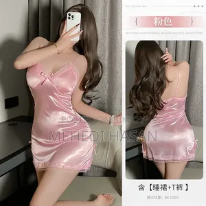 Satin Night Dress for Women | Premium Polyester Satin Nightwear