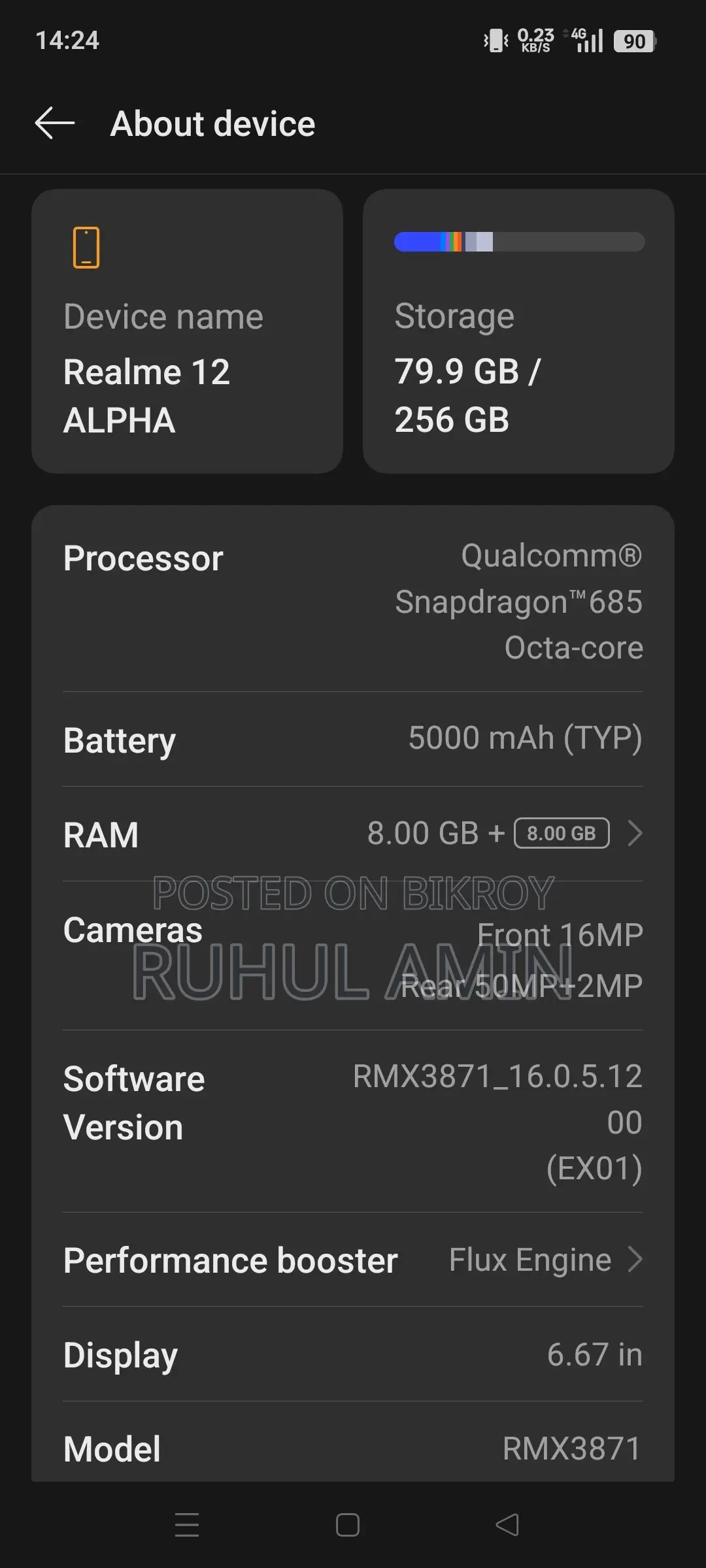Realme 12 256 GB Purple