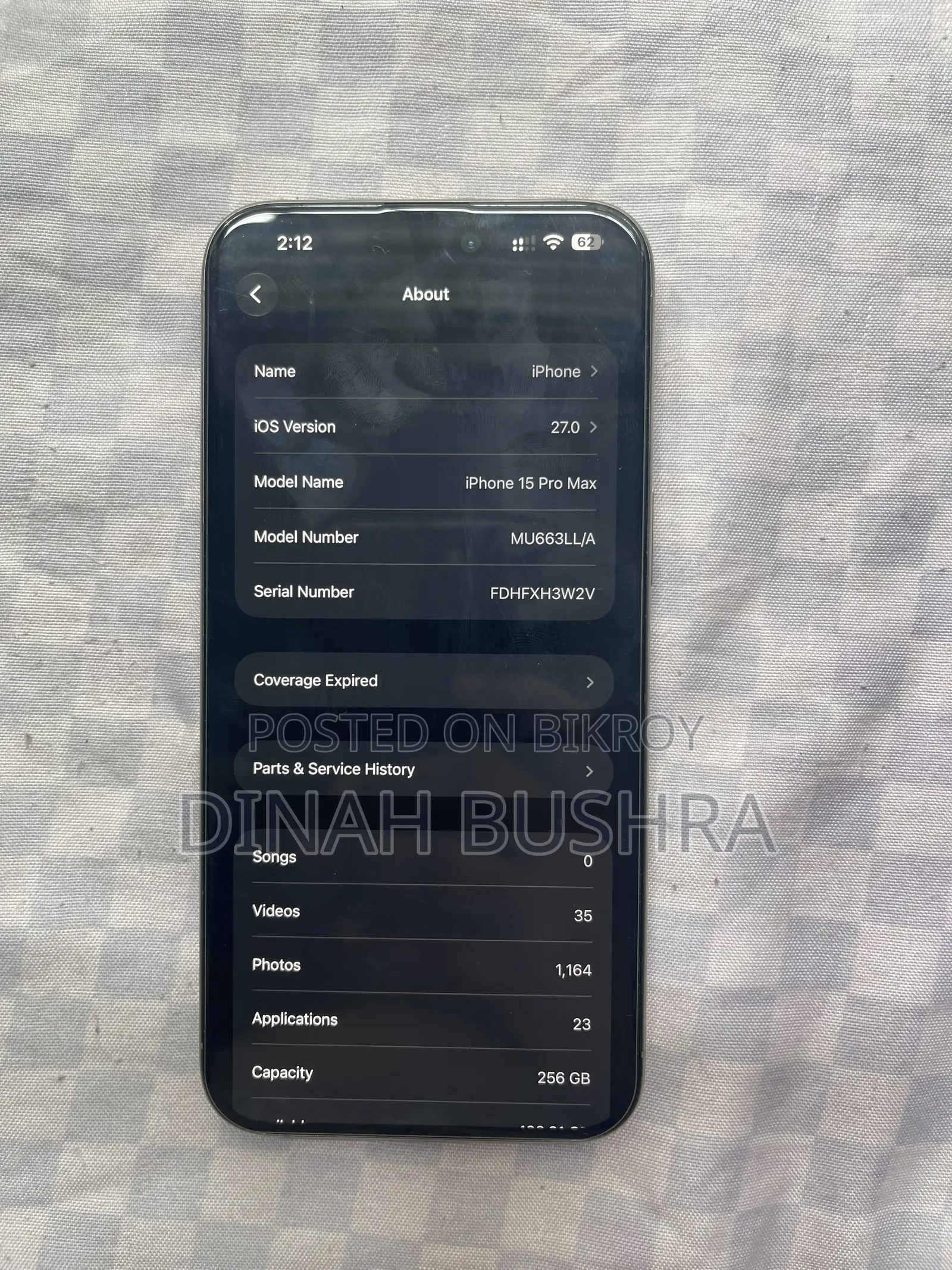 Apple iPhone 15 Pro Max 256 GB