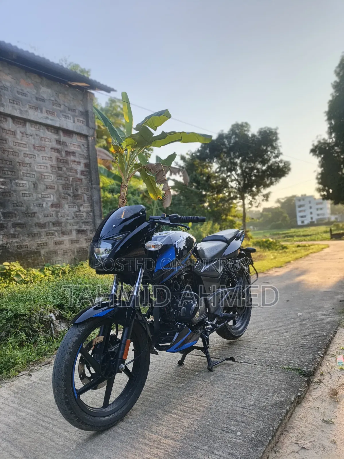 নতুন বাজাজ পালসার ১৫০ ২০২০ নীল