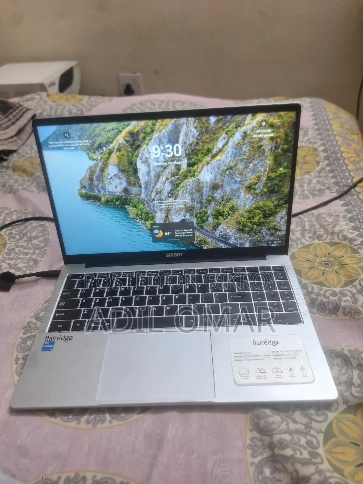 Laptop 8GB Intel Core i5 SSD 512GB