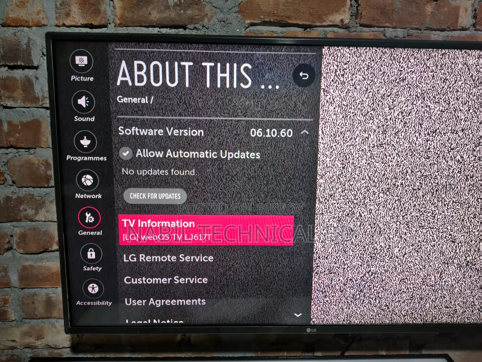LG 43" Original Led Smart TV