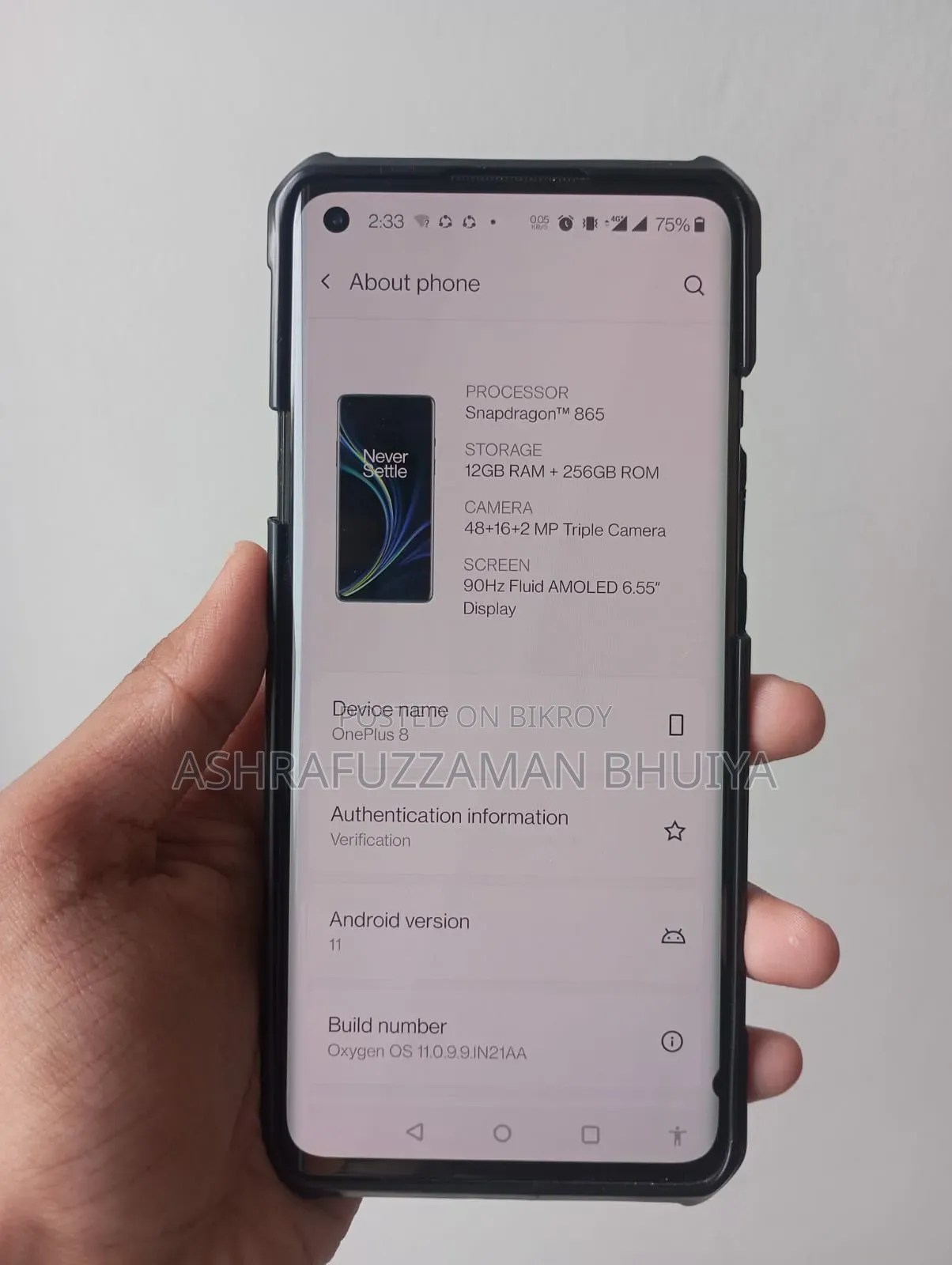 OnePlus 8 256 GB Black