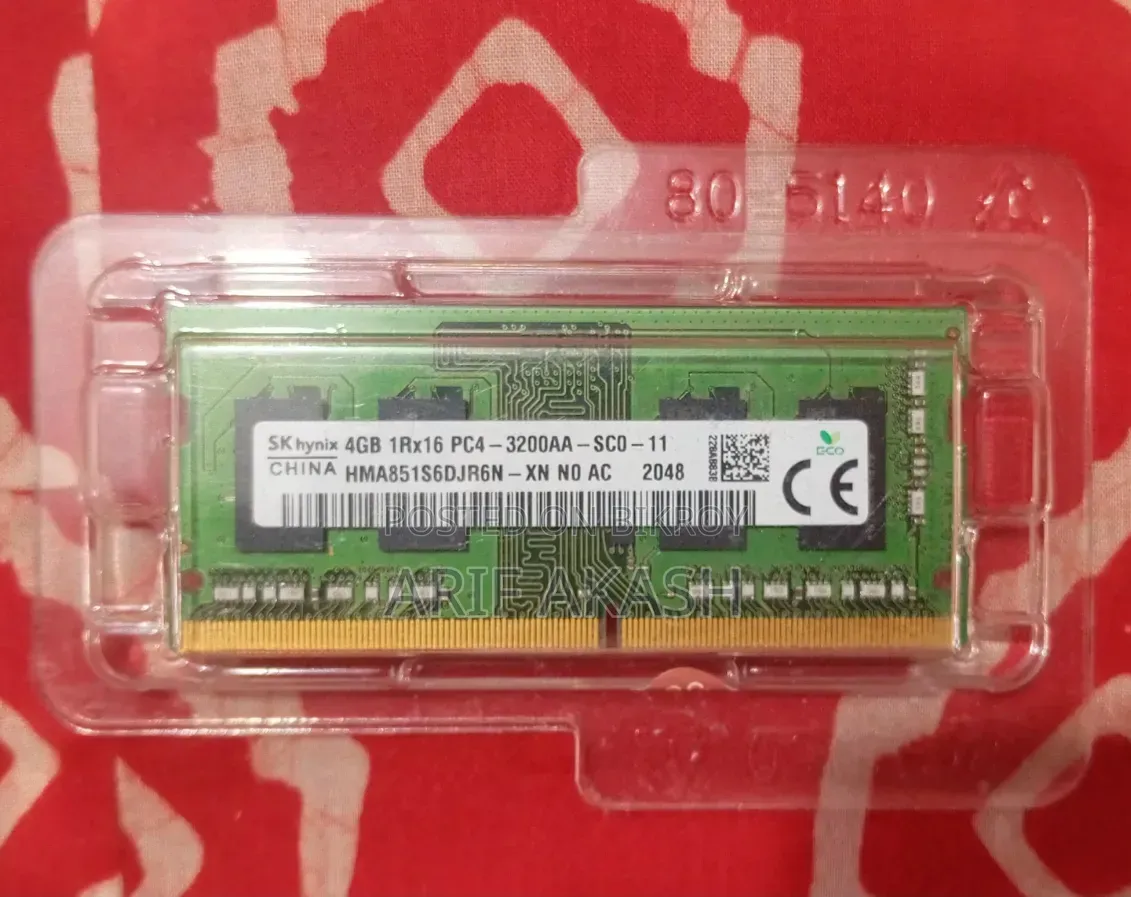 4GB DDR4 Laptop RAM 3200MHz