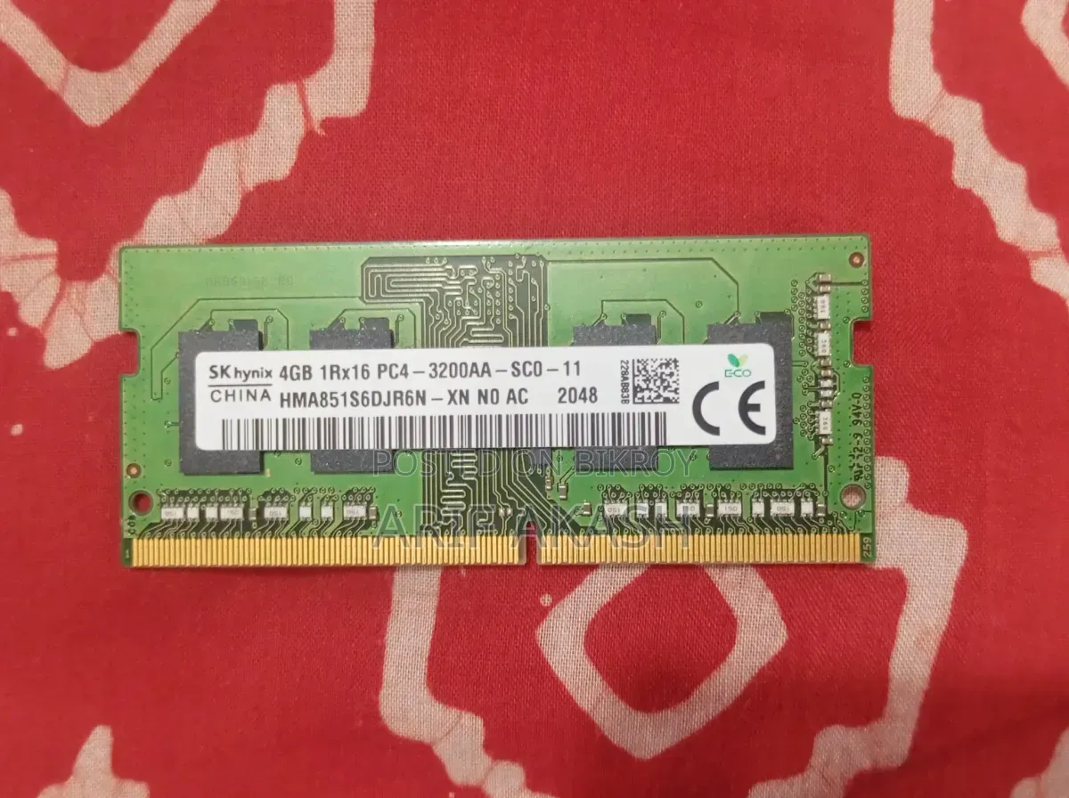 4GB DDR4 Laptop RAM 3200MHz