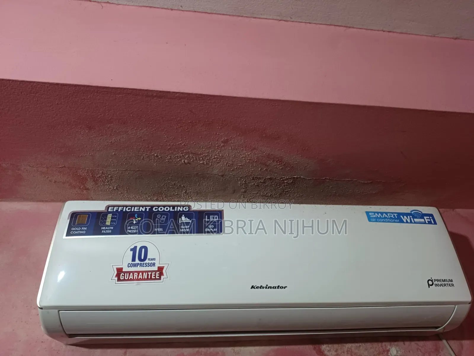কেলভিনেটর ১.৫ টন স্মার্ট ওয়াই-ফাই ইনভার্টার এসি (KSV-18TPINV-SW)