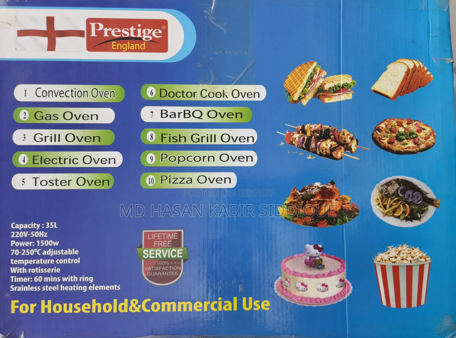 Prestige 35L Multifunction Digital Convection Oven