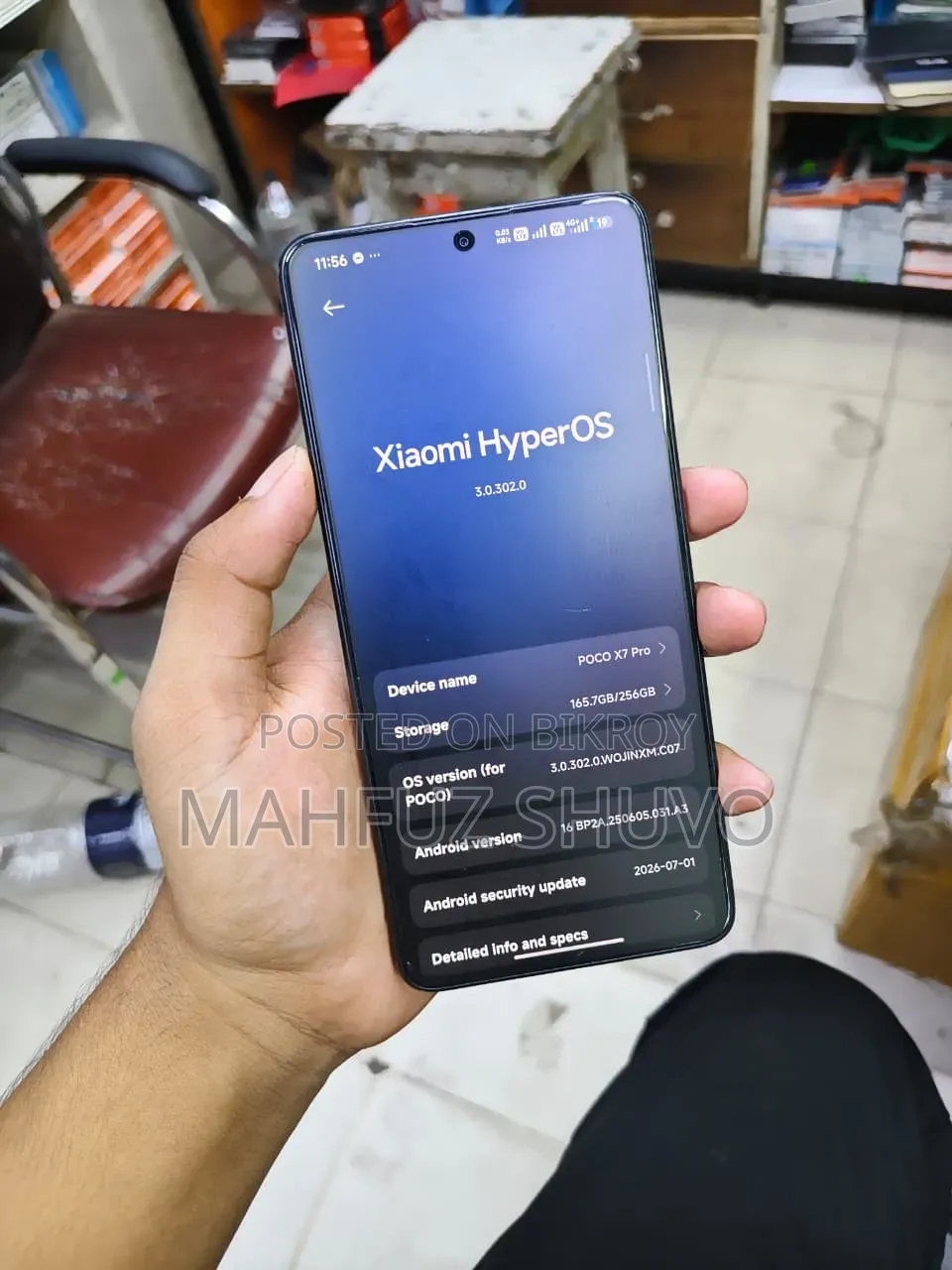 Xiaomi Poco X7 Pro 256 GB Gray