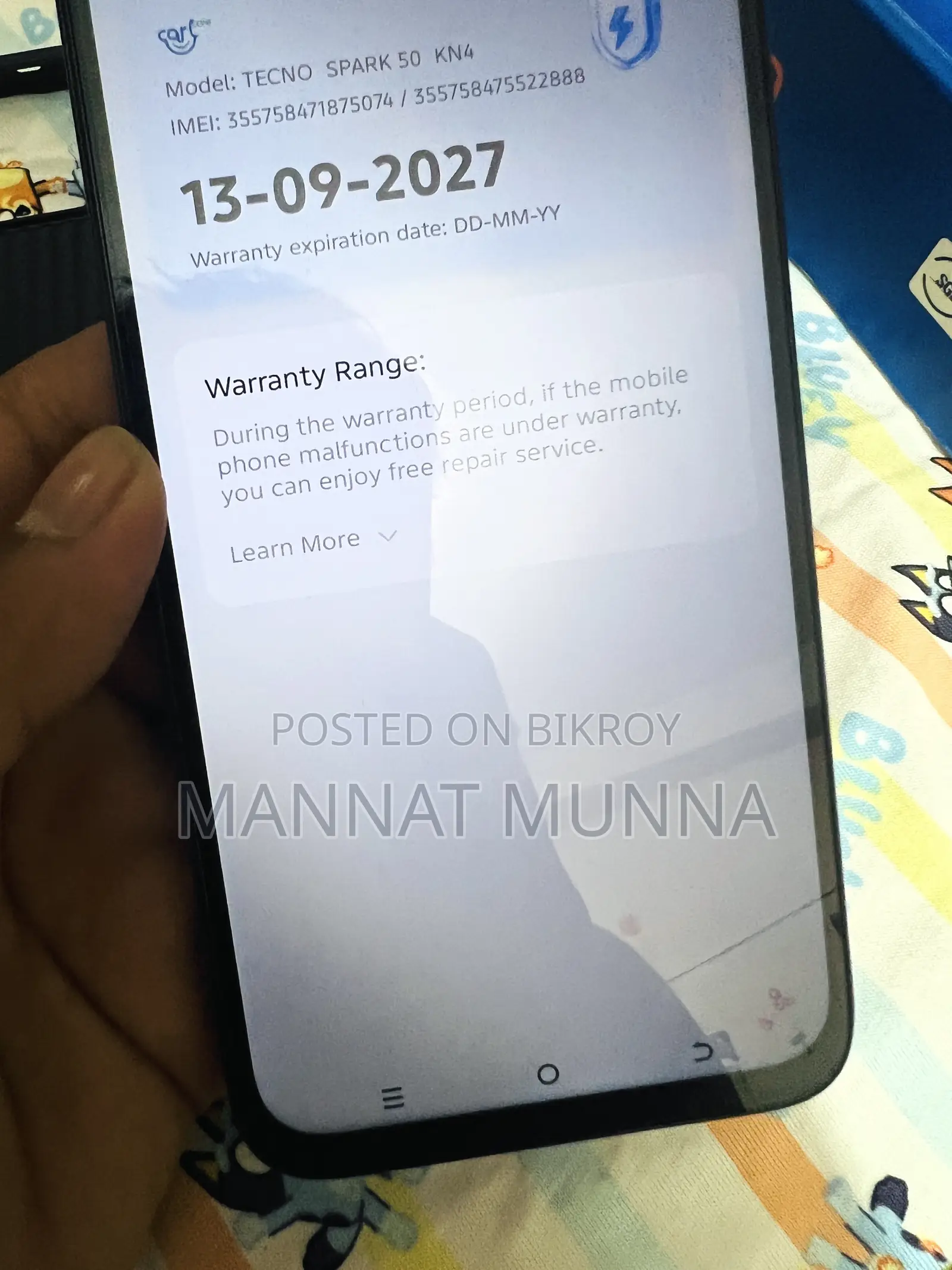 Tecno Spark 50 128 GB Graphite