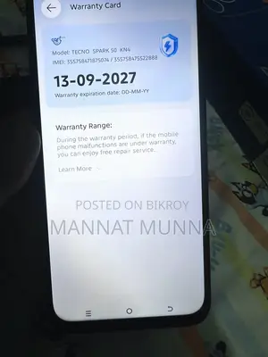 Tecno Spark 50 128 GB Graphite