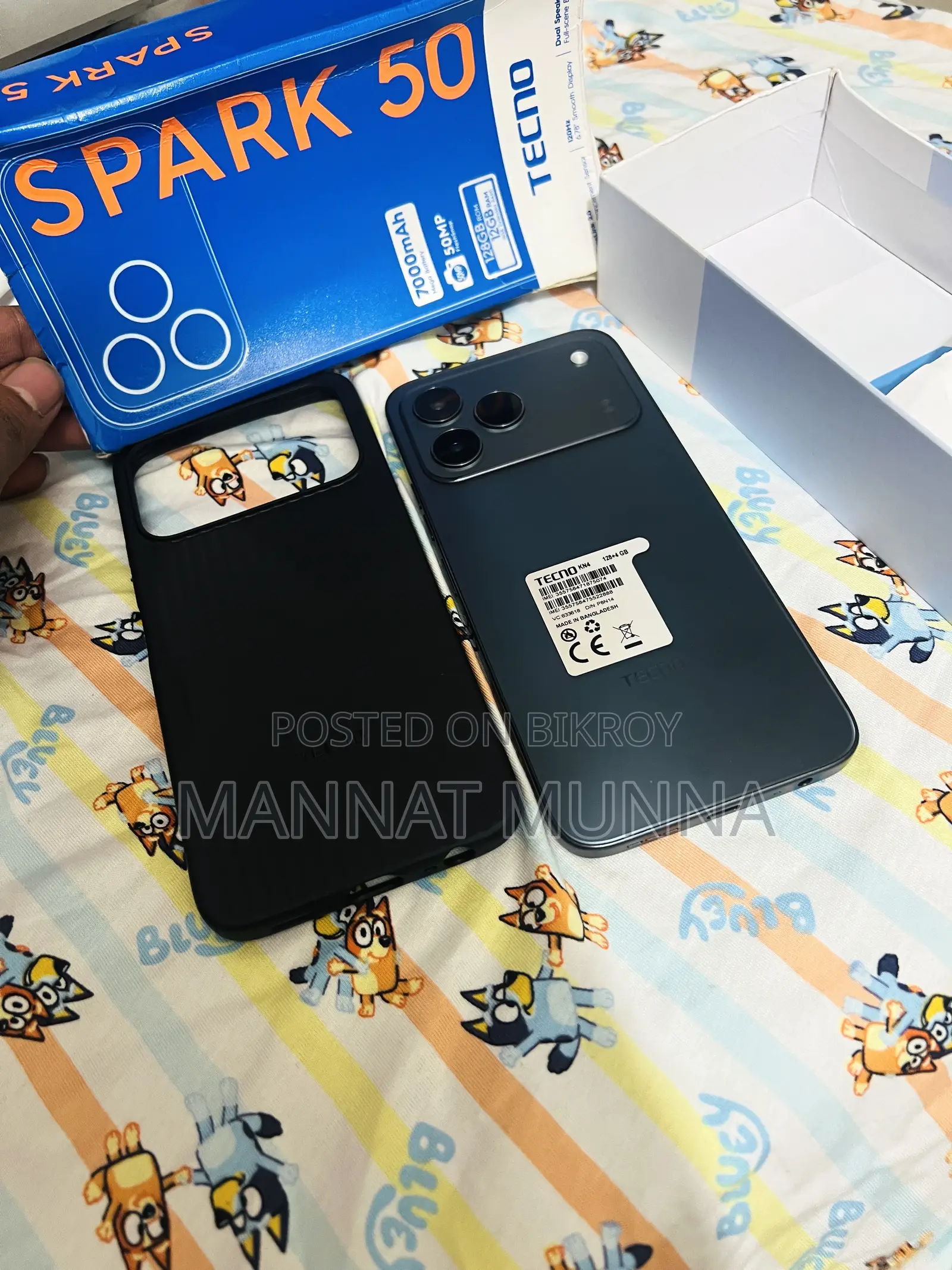 Tecno Spark 50 128 GB Graphite