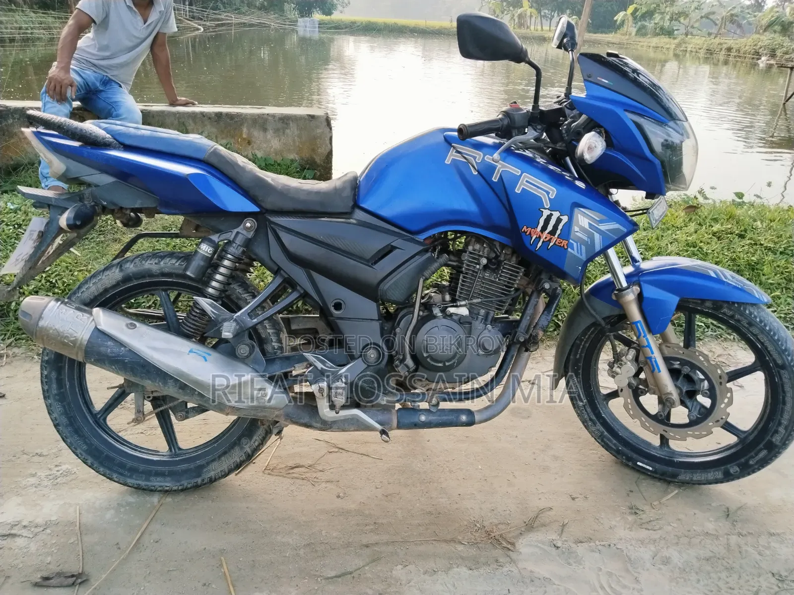 TVS Apache RTR 160 2V 2017 Blue