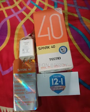Tecno Spark 40 128 GB Black