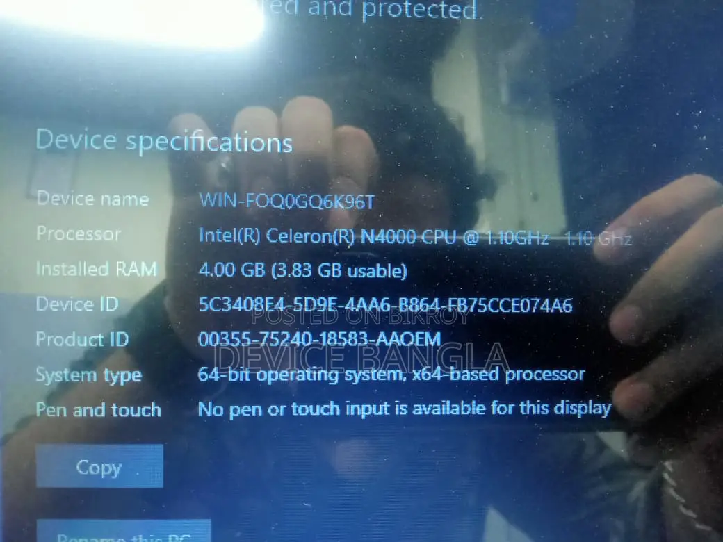 Laptop Asus 4GB Intel Celeron SSD 128GB