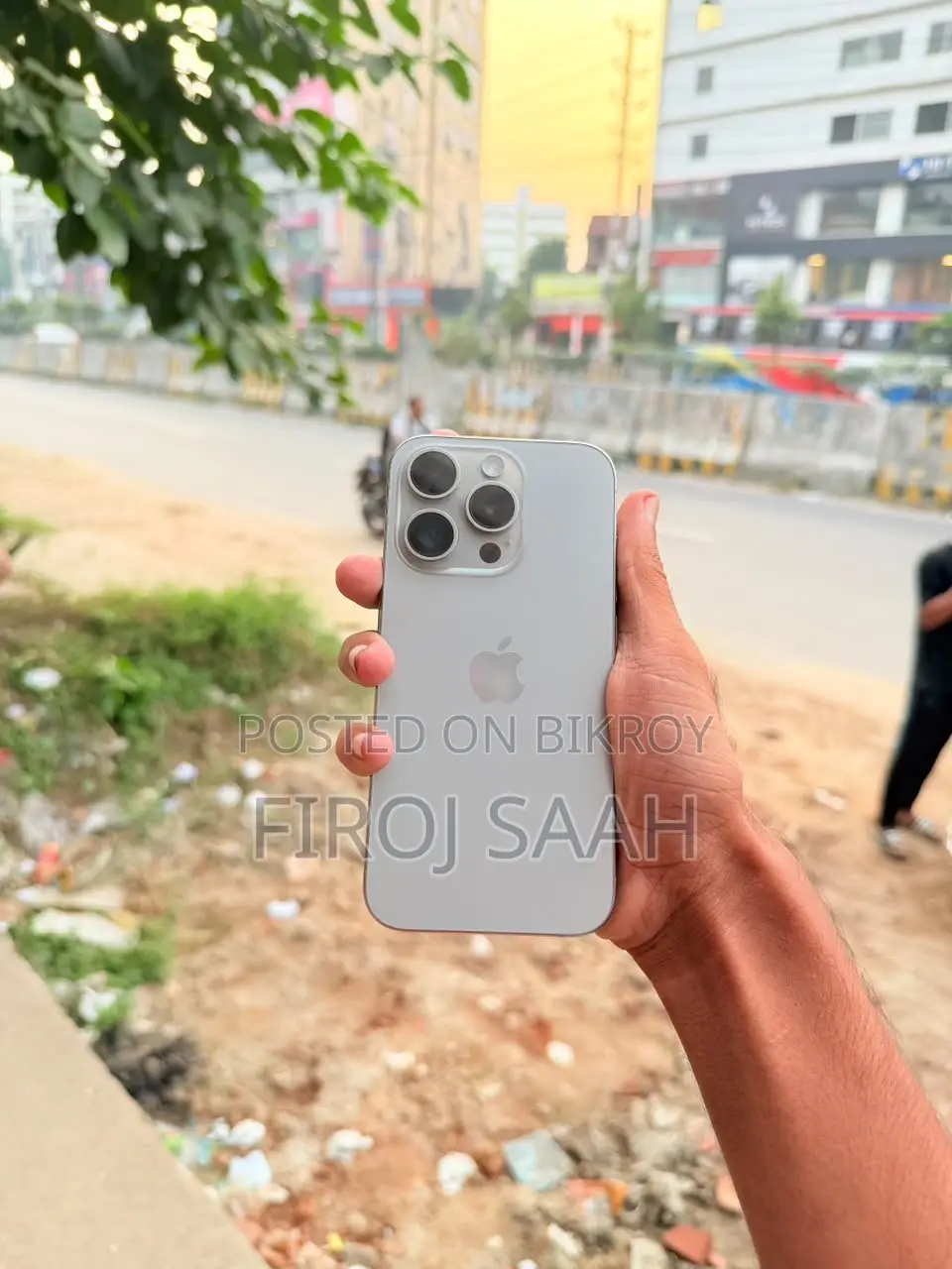 অ্যাপল আইফোন ১৫ প্রো ১২৮ জিবি সিলভার