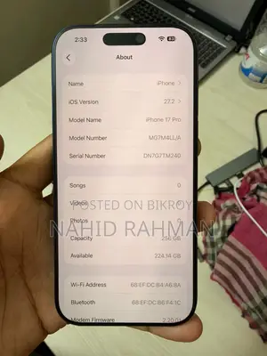Apple iPhone 17 Pro 256 GB Blue
