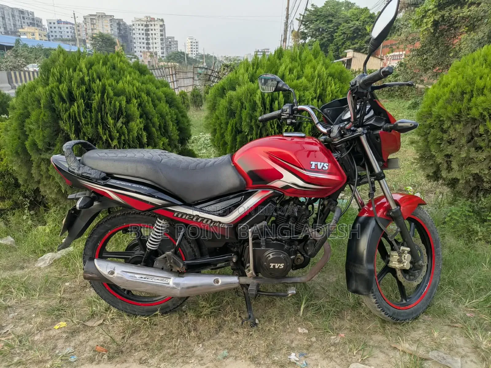 TVS Metro Plus 2018 Red