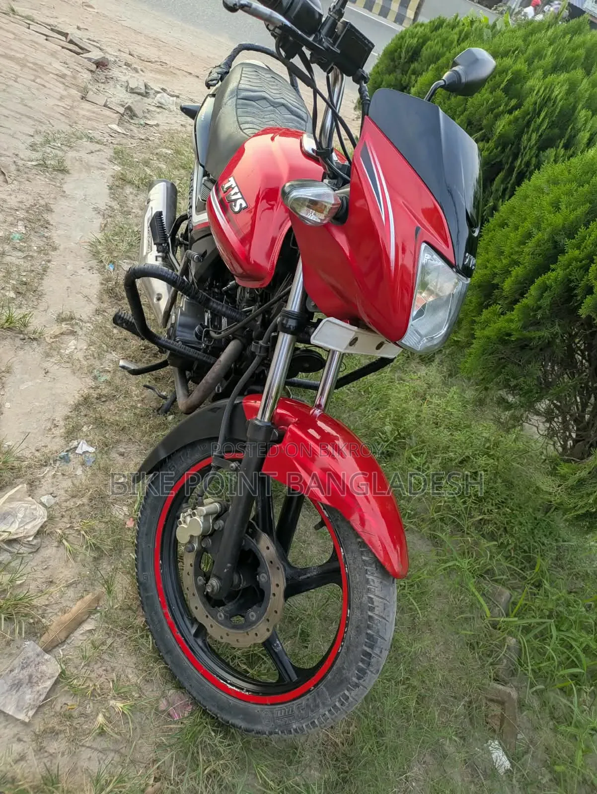 TVS Metro Plus 2018 Red