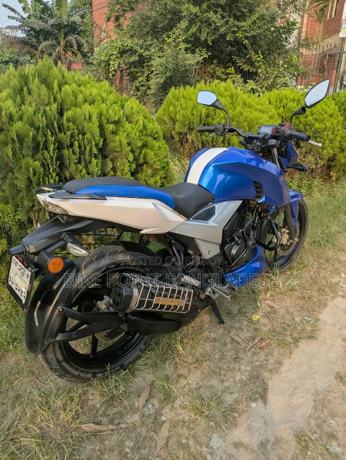 TVS Apache 160 4V 2018 Blue