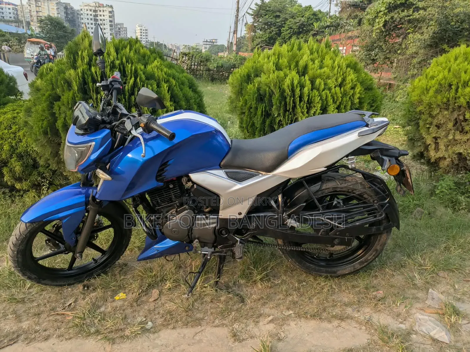 TVS Apache 160 4V 2018 Blue