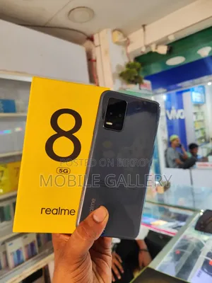 নতুন রিয়েলমি ৮ ৫জি ১২৮ জিবি কালো