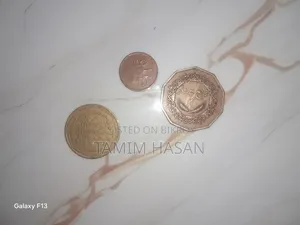 Old 3 Coins and 2 Notes