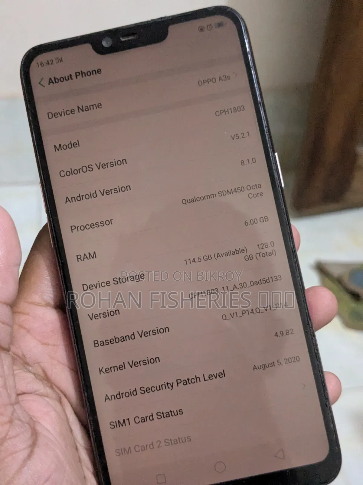Oppo A3s 64 GB Pink