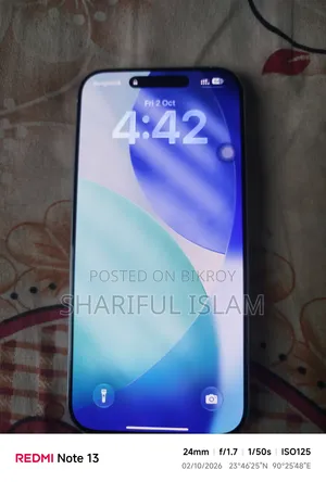 অ্যাপল আইফোন ১৬ প্রো ম্যাক্স ২৫৬ জিবি হোয়াইট