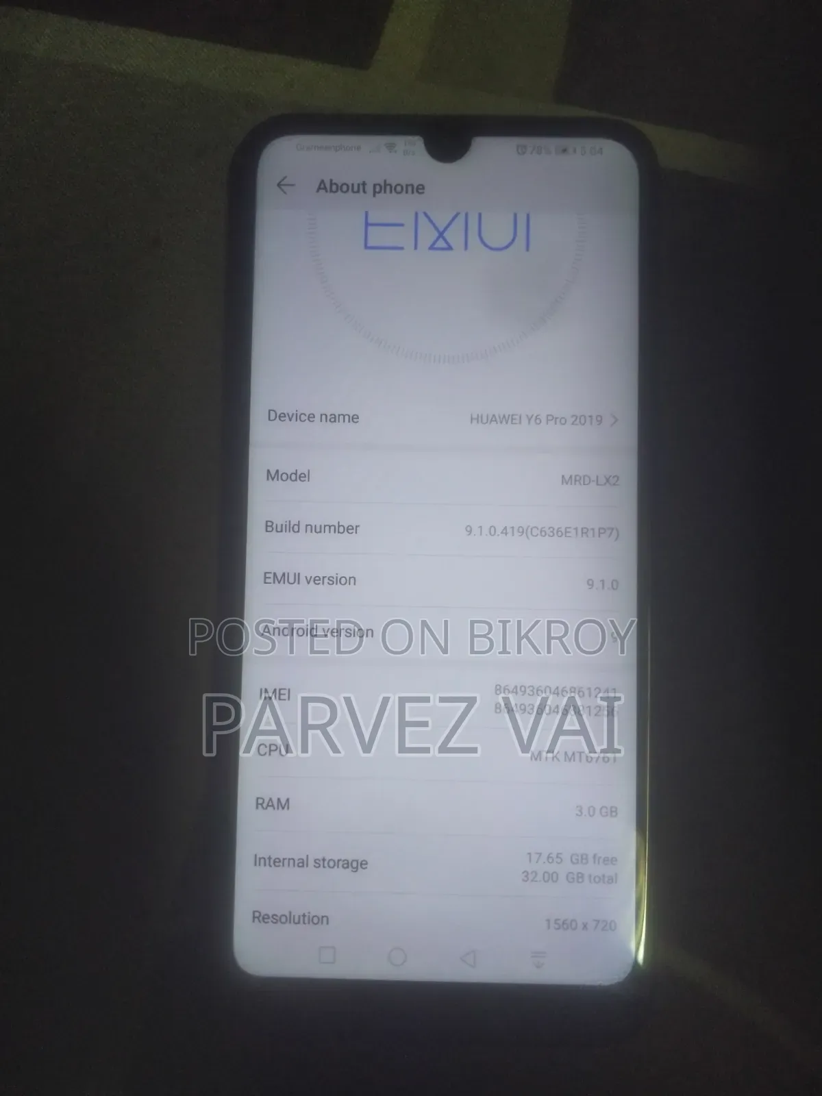 Huawei Y6 Pro 32 GB Blue