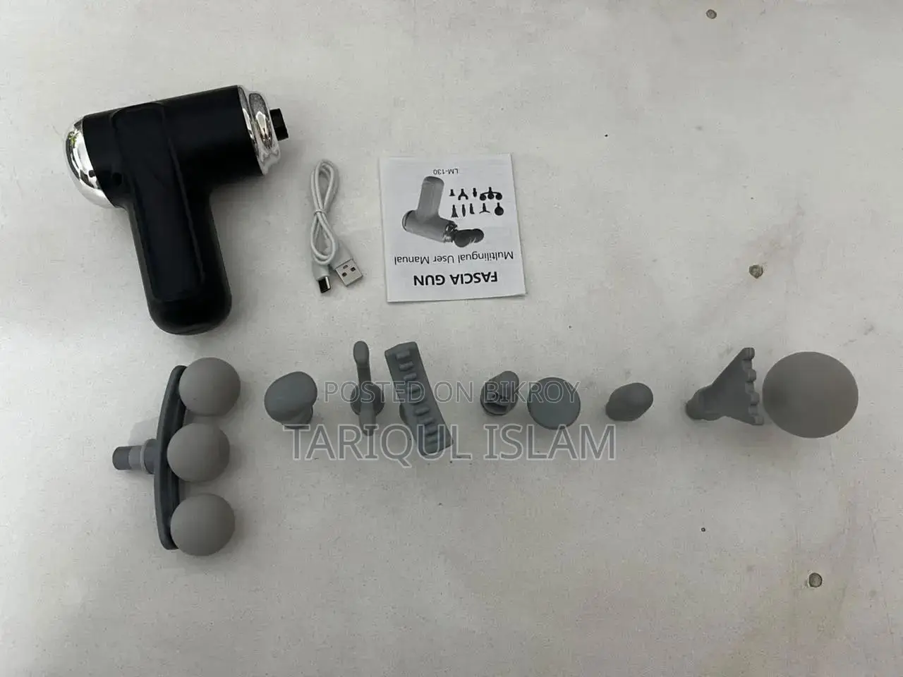 Three Headed Fascia Massage Gun